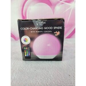 Brilliant Ideas Color Changing Mood Sphere w/ Remote Control 12 Colors 2 Modes